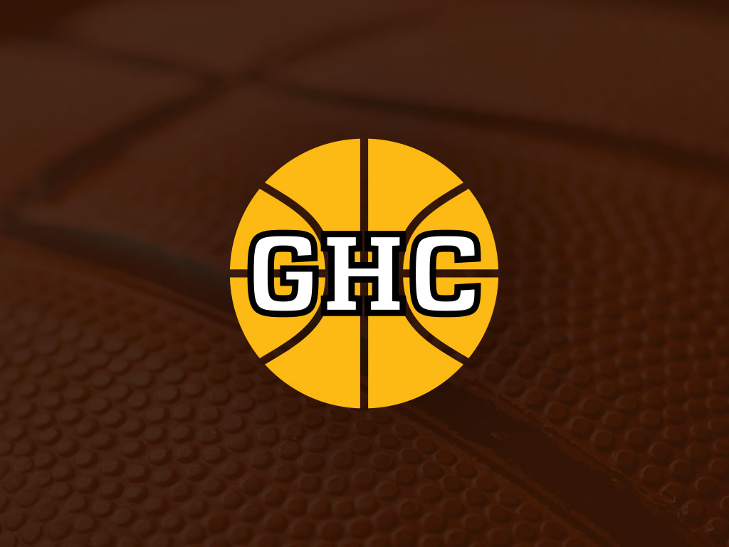Gilbert Hoops logo over branded background