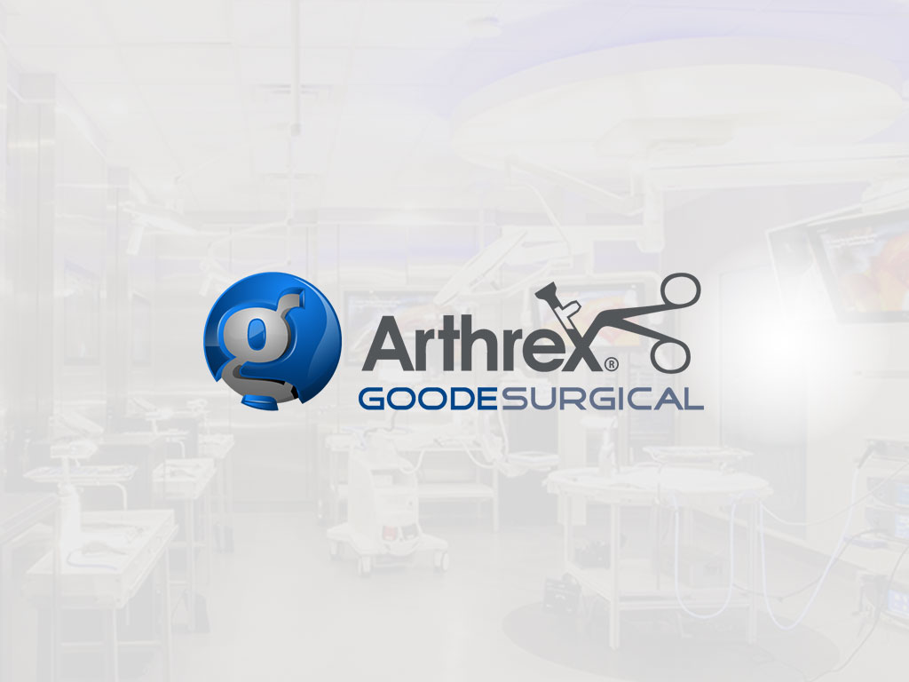 Goode Surgical logo over branded background